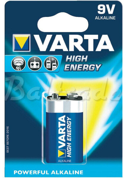 bateria alkaliczna Varta High Energy 6LR61/9V 4922 (blister)