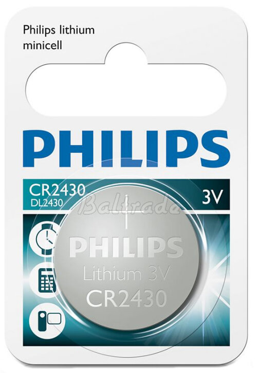 bateria litowa mini Philips CR2430