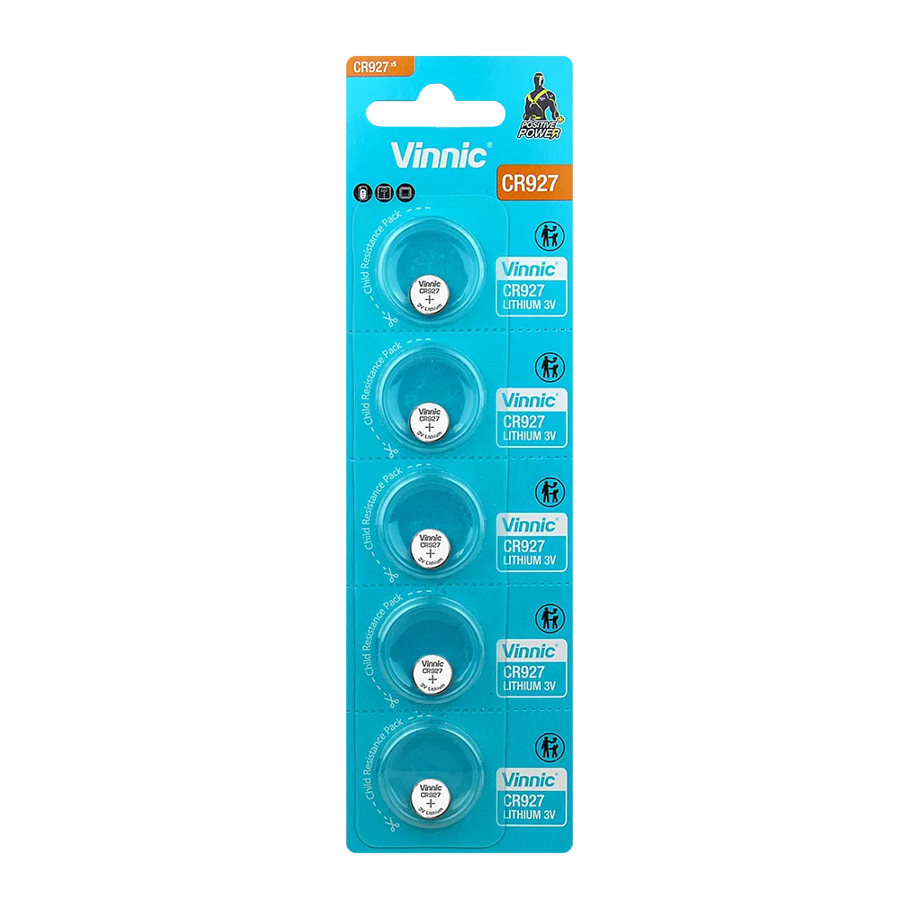 Vinnic CR927 3V lithiová baterie - 5 jednotek
