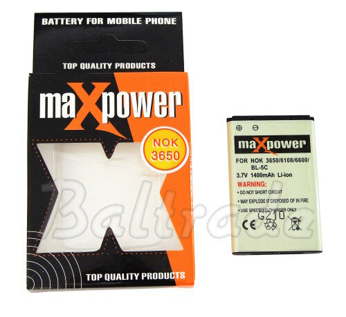 Bateria maXpower do Nokia 3100/3650 Li-ion 1400mAh