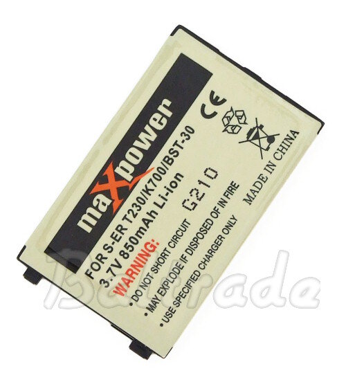 Bateria maXpower do Sony Ericsson K300/K500/K700i Li-ion 850mAh