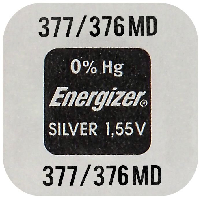 bateria srebrowa mini Energizer 377 / 376 / SR626SW / SR626W / SR66