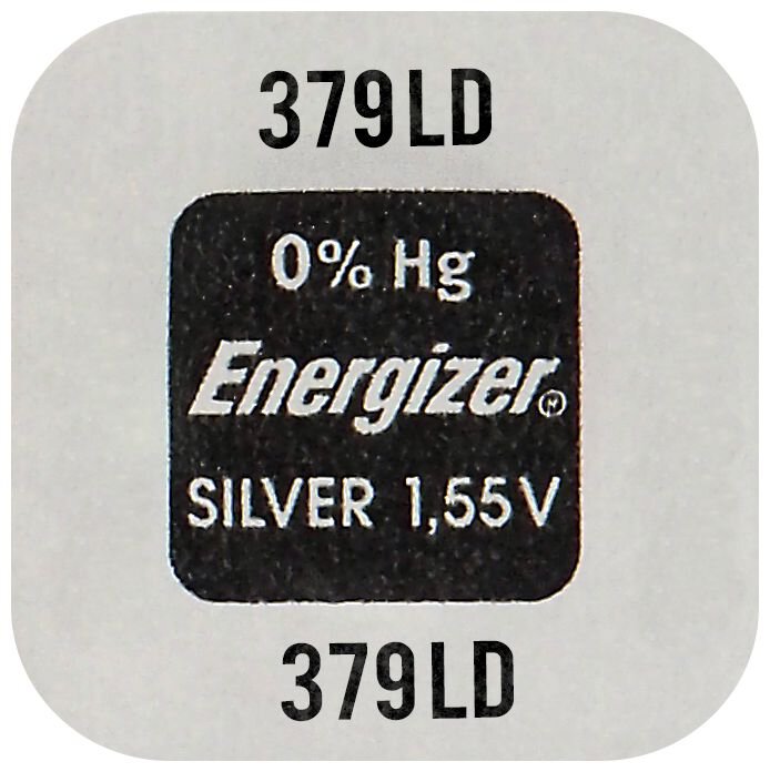 bateria srebrowa mini Energizer 379 / SR521SW / SR63