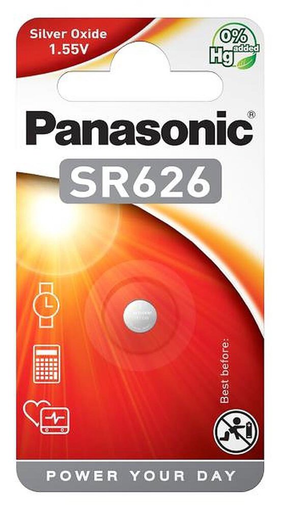 bateria srebrowa mini Panasonic 377 / SR626SW / SR66