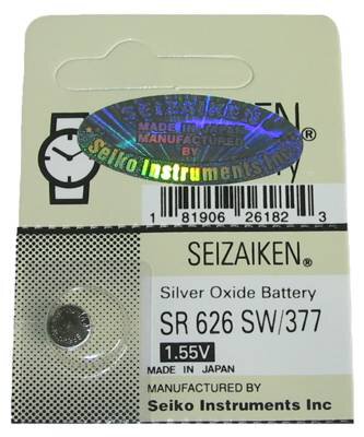 bateria srebrowa mini Seizaiken NR 377 / G4 / SR626SW