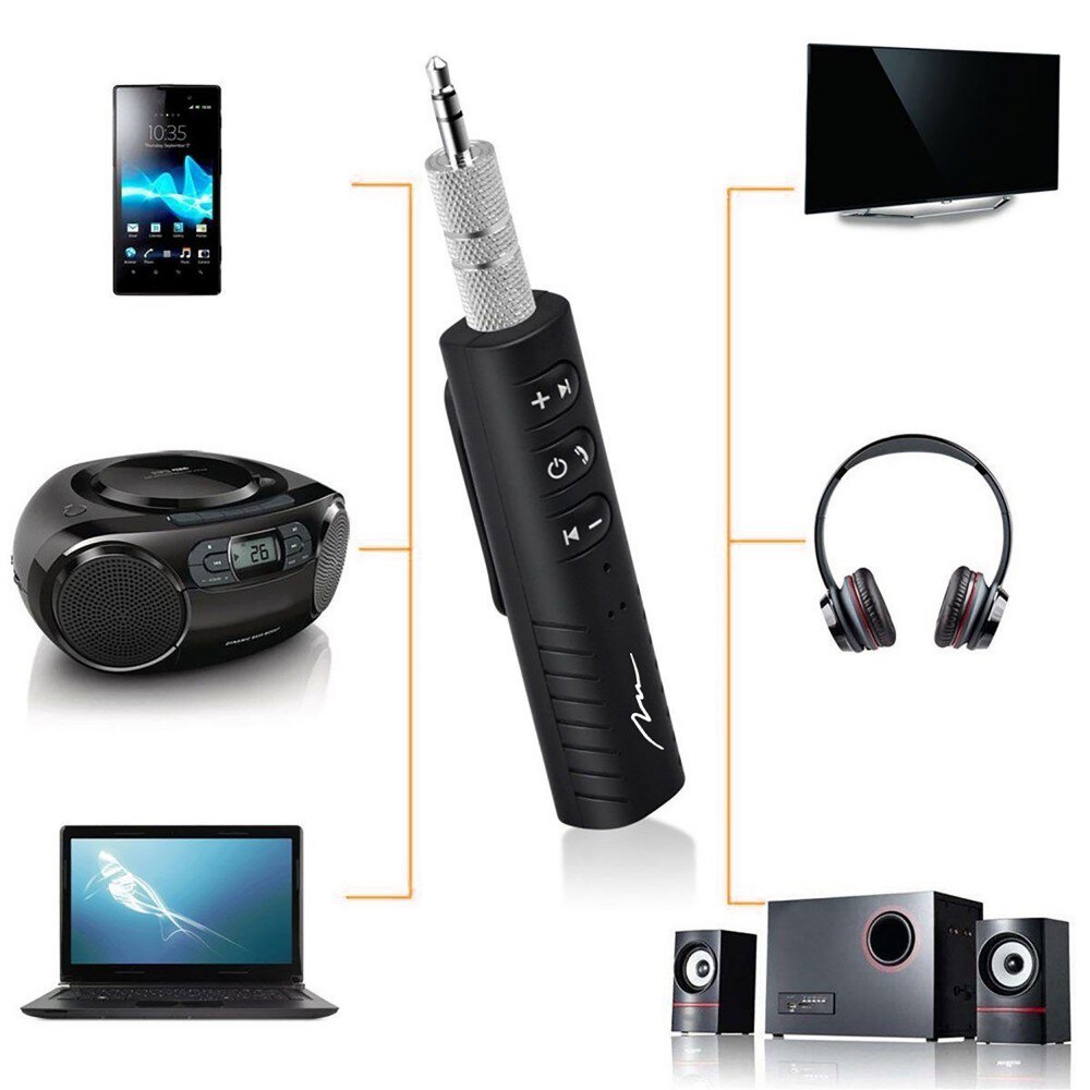 Bezprzewodowy odbiornik muzyczny Bluetooth Media-Tech BT Audio Receiver  MT3588 - sklep internetowy