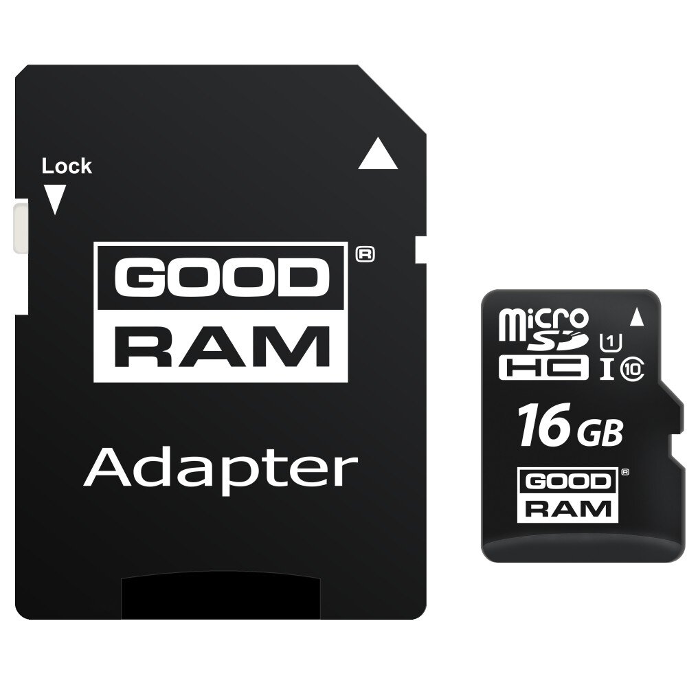 Karta pamięci GOODRAM microSD (microSDHC) 16GB class 10 UHS-I + adapter SD