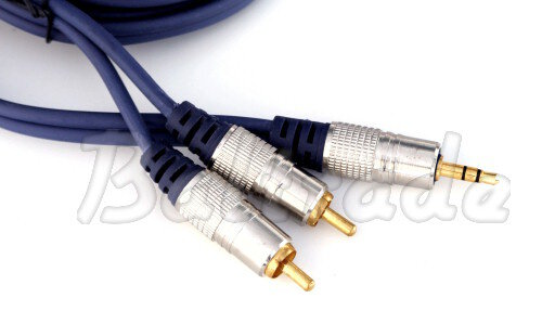 Kabel 2RCA (cinch)-1 jack 3,5mm VK 3m