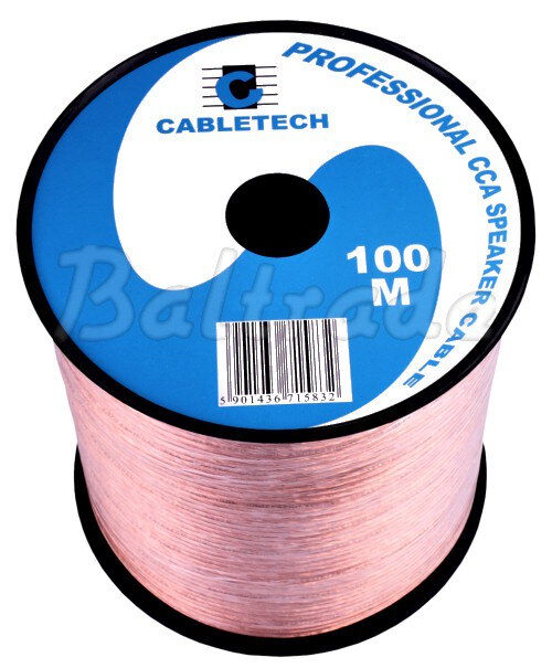 Kabel głośnikowy 2x1,5mm CCA-OFC Cabletech 100m