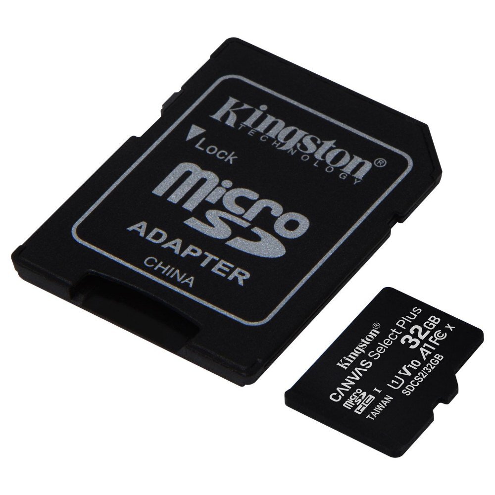 Karta pamięci Kingston Canvas Select Plus microSD (microSDHC) 32GB class 10 UHS-I U1 V10 A1 - 100MB/s + adapter