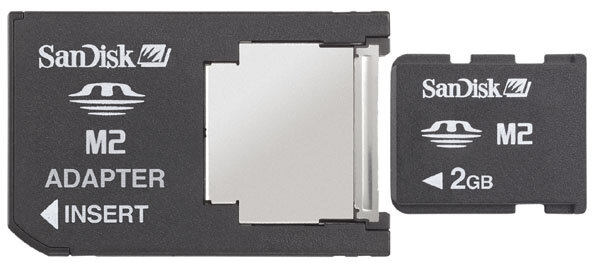karta pamięci SanDisk Memory Stick Micro M2 2GB + adapter PRO DUO
