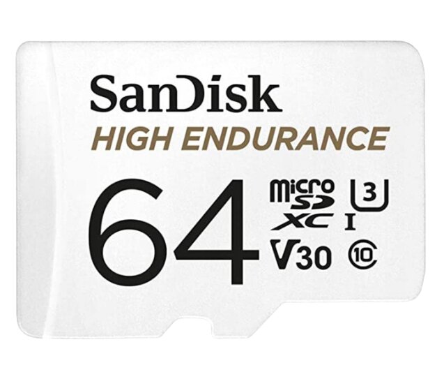Karta pamięci SanDisk microSD / microSDXC ENDURANCE 64GB 100/40 MB/s Karta pamięci SanDisk microSD / microSDXC ENDURANCE 64GB 100/40 MB/s