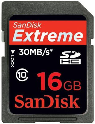Karta pamięci SanDisk SDHC 16GB Extreme 30MB/s Edition