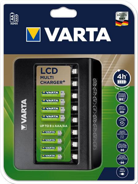 Varta LCD Multi Charger pre 8x AA/AAA