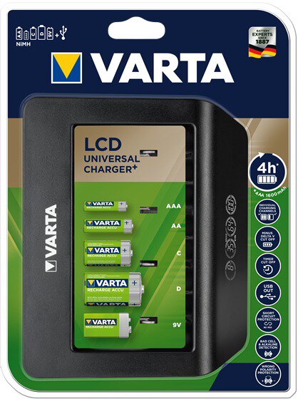 Varta LCD UNIVERSAL CHARGER+ (57688)