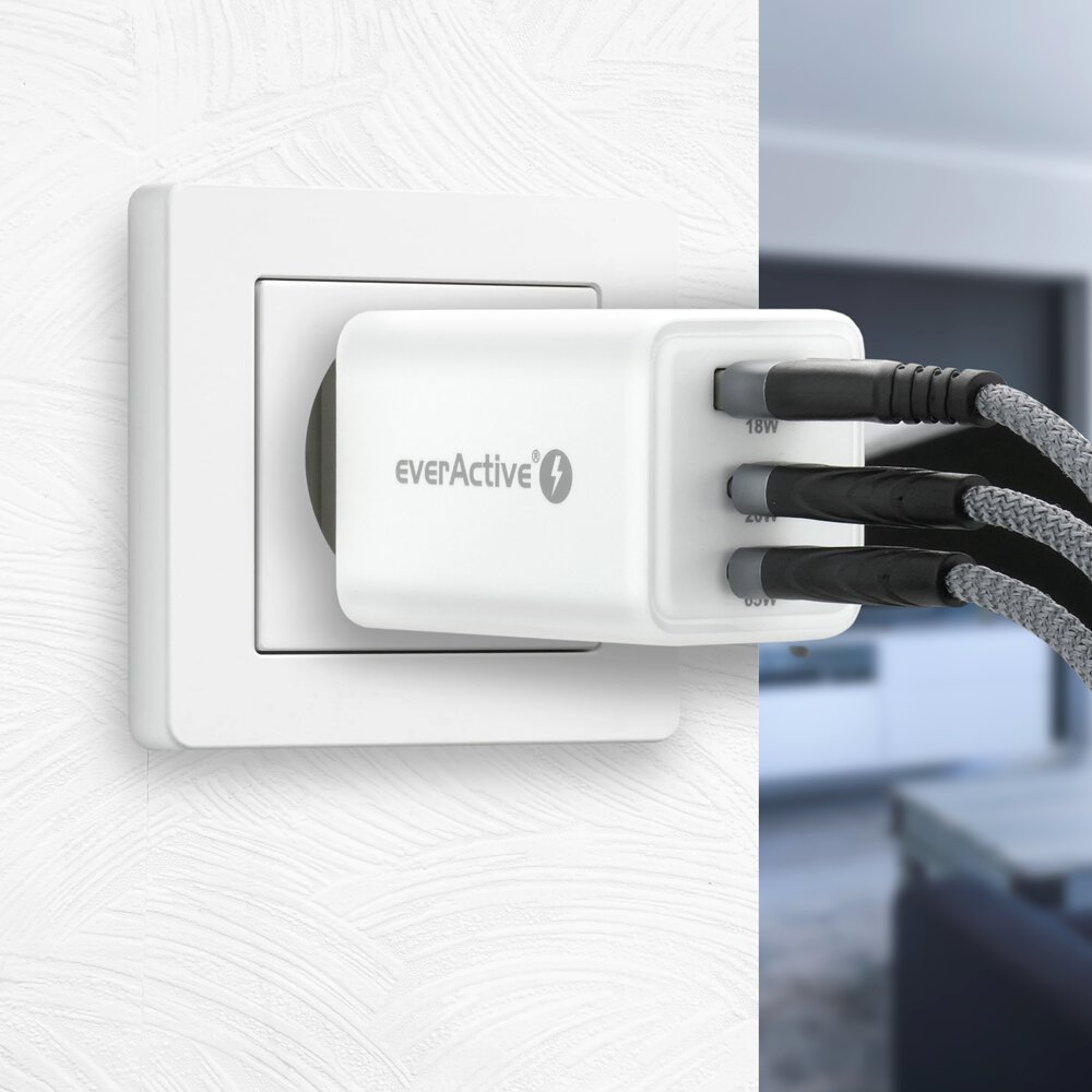 everActive SC-655Q / 65W 1xUSB 2xUSB-C SC-655Q