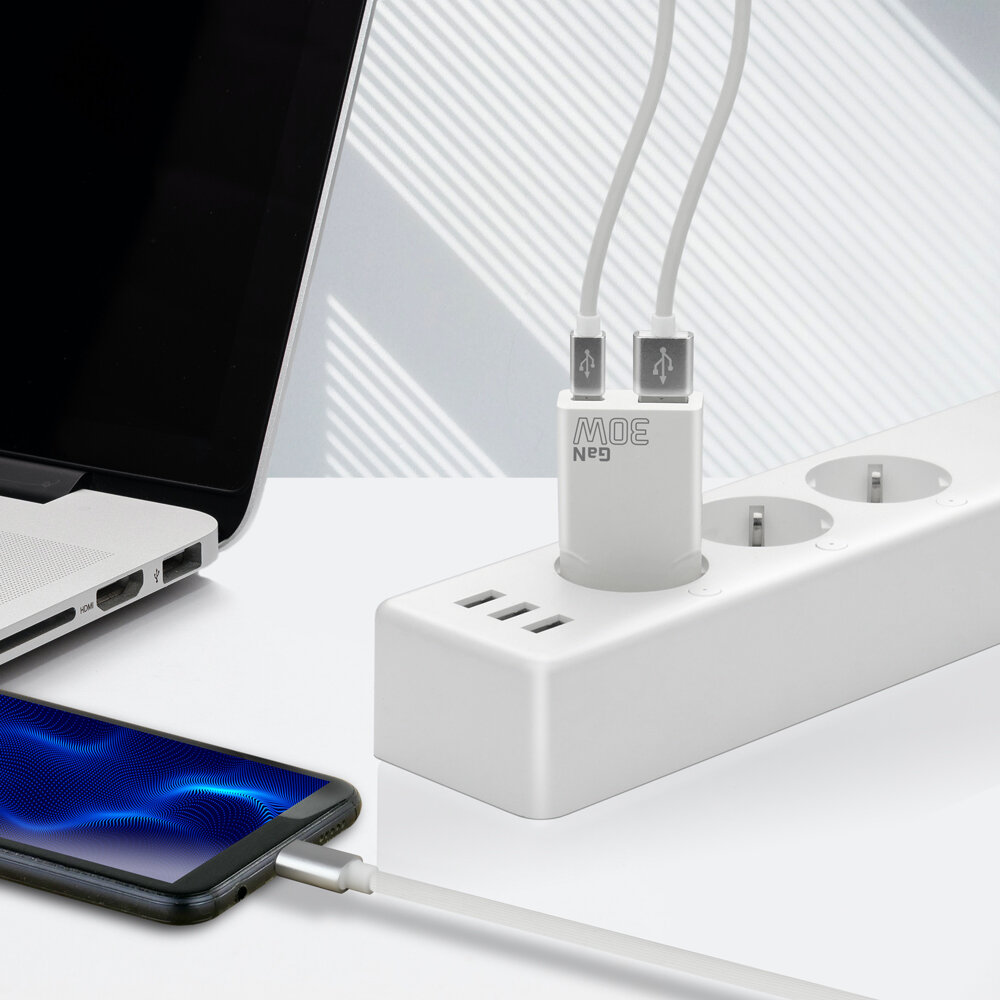 everActive 30W 1xUSB 1xUSB-C SC-380Q