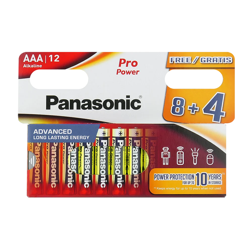 LR03 8+4 BL Panasonic Pro Power (blistr)