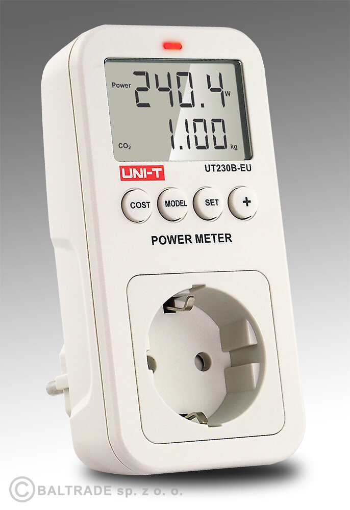 Domowy Licznik Energii Elektrycznej Wskazał Po Upływie Doby Wzrost Miernik watomierz poboru energii elektrycznej UNIT UT230B - sklep