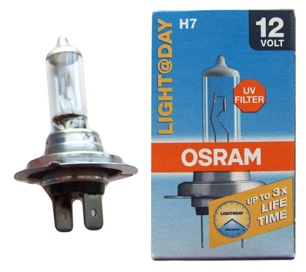 Osram H7 Light @ Day, do 3 razy dłuższa żywotność
