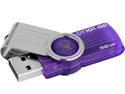 Pendrive Kingston - DT101 G2 - 32GB fioletowy