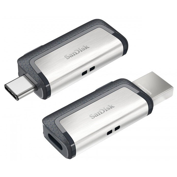 Pendrive USB 3.1 + USB-C / Type-C SanDisk Dual Drive Type-C 128GB - sklep  internetowy