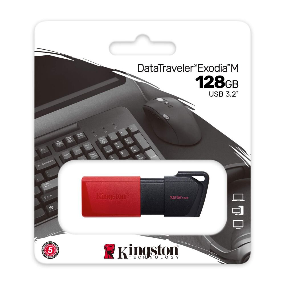 Pendrive USB 3.2 Gen 1 Kingston DataTraveler Exodia M 128GB