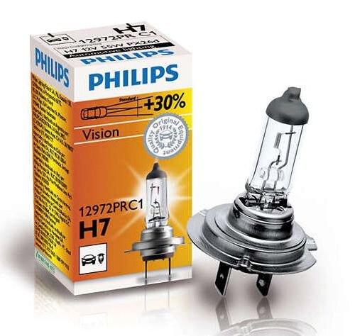 Philips H7 Vision +30% światła