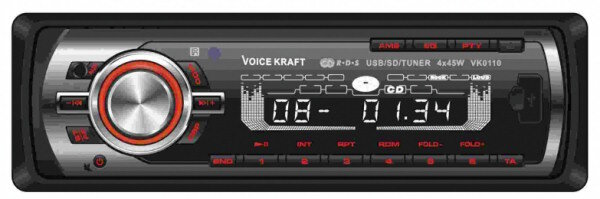 Radio samochodowe VK 0110 Red
