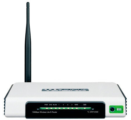 Router / AP / APC+AP Wi-Fi TP-LINK TL-WR743ND