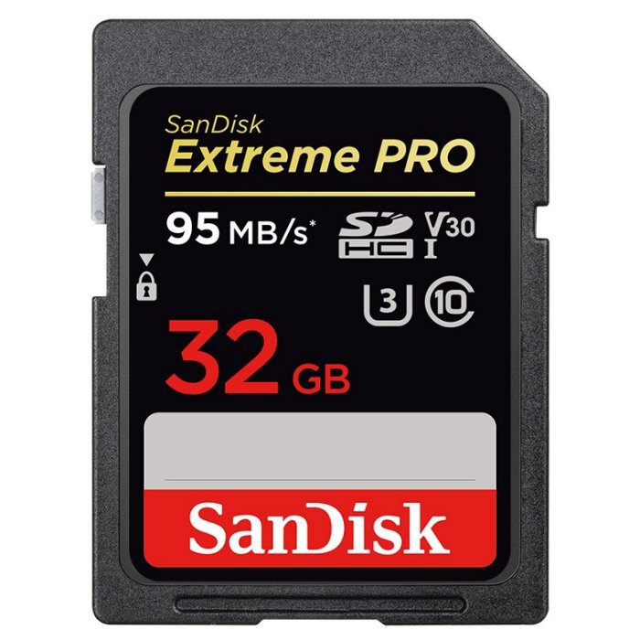 Karta pamięci SD (SDHC) SanDisk 32GB Extreme PRO 95MB/s 633x UHS-I