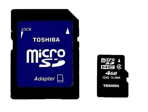 Toshiba microSDHC 4GB class 4