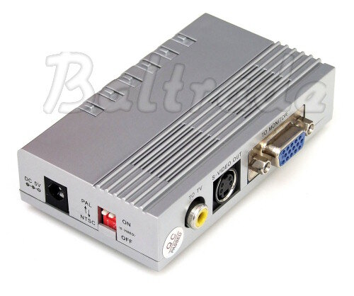 Uniwersalny TV-OUT konwerter sygnału VGA na TV AV3500