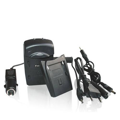 Whitenergy Ładowarka dla JVC VM200 z wymiennym adapterem (06357)