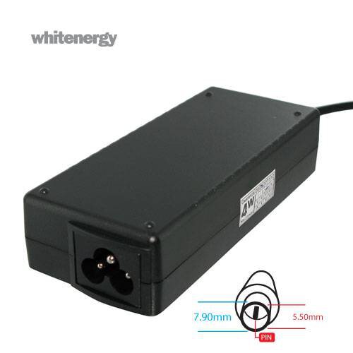 Whitenergy zasilacz 20V/4.5A 90W wtyczka 7.9x5.5mm + pin IBM (04571)