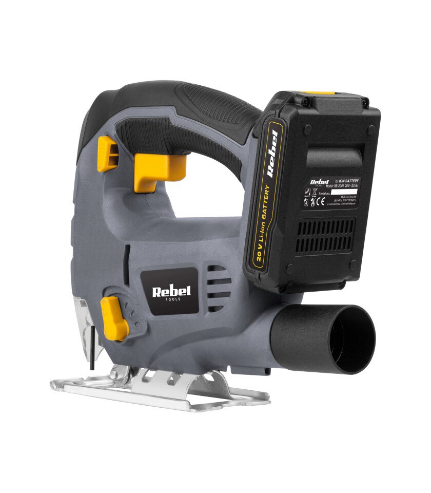 Rebel RB-1031 Akku-Stichsäge 20V - Mit 2Ah Akku Und Zubehör