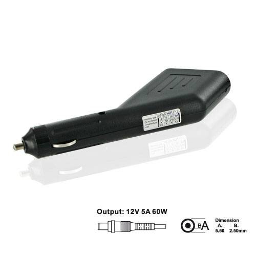 Zasilacz samochodowy Acer 12V 5A wtyk 5.5 2.5mm (06743)
