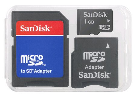 zestaw SanDisk micro / mini / SD Multi Kit 2GB