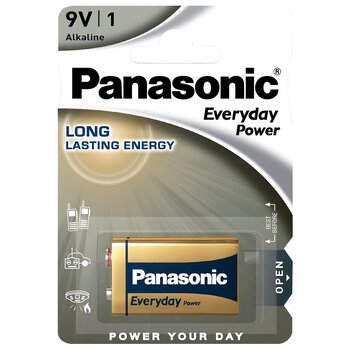 1 x bateria 6LR61/9V (R9*) PANASONIC EVERYDAY POWER (blister)