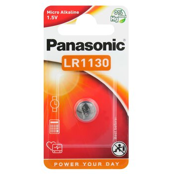1 x bateria alkaliczna mini Panasonic G10, L1131, LR1130, 189, LR54