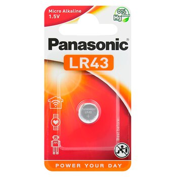 1 x bateria alkaliczna mini Panasonic G12 / LR43  