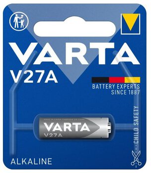 1 x bateria do pilota samochodowego VARTA 27A MN27