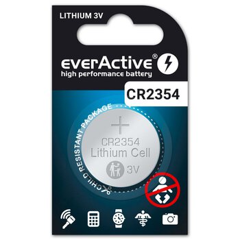 1 x bateria litowa mini everActive CR2354