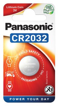 1 x bateria litowa mini Panasonic CR2032