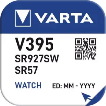1 x bateria srebrowa (zegarkowa) 395 VARTA (SR927SW) Bat.