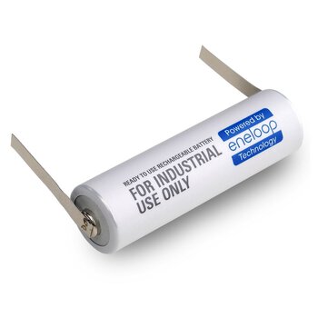 1 x Panasonic Eneloop Industrial R6/AA 1900mAh z przygrzanymi blaszkami typ:U