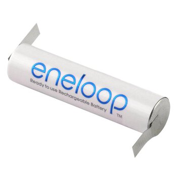 1 x Panasonic Eneloop R03/AAA 800mAh z przygrzanymi blaszkami typ:Z