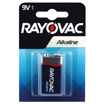 1 x Rayovac Alkaline 6LR61 / 9V