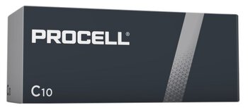 10 x bateria alkaliczna Duracell Procell LR14 C