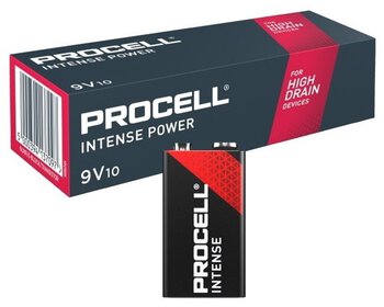 bateria alkaliczna Duracell Procell Intense 6LR61 9V - 10 sztuk